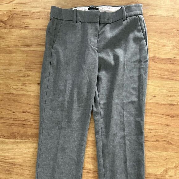 j crew gray pants size 12 work pants dress pants - Picture 1 of 4